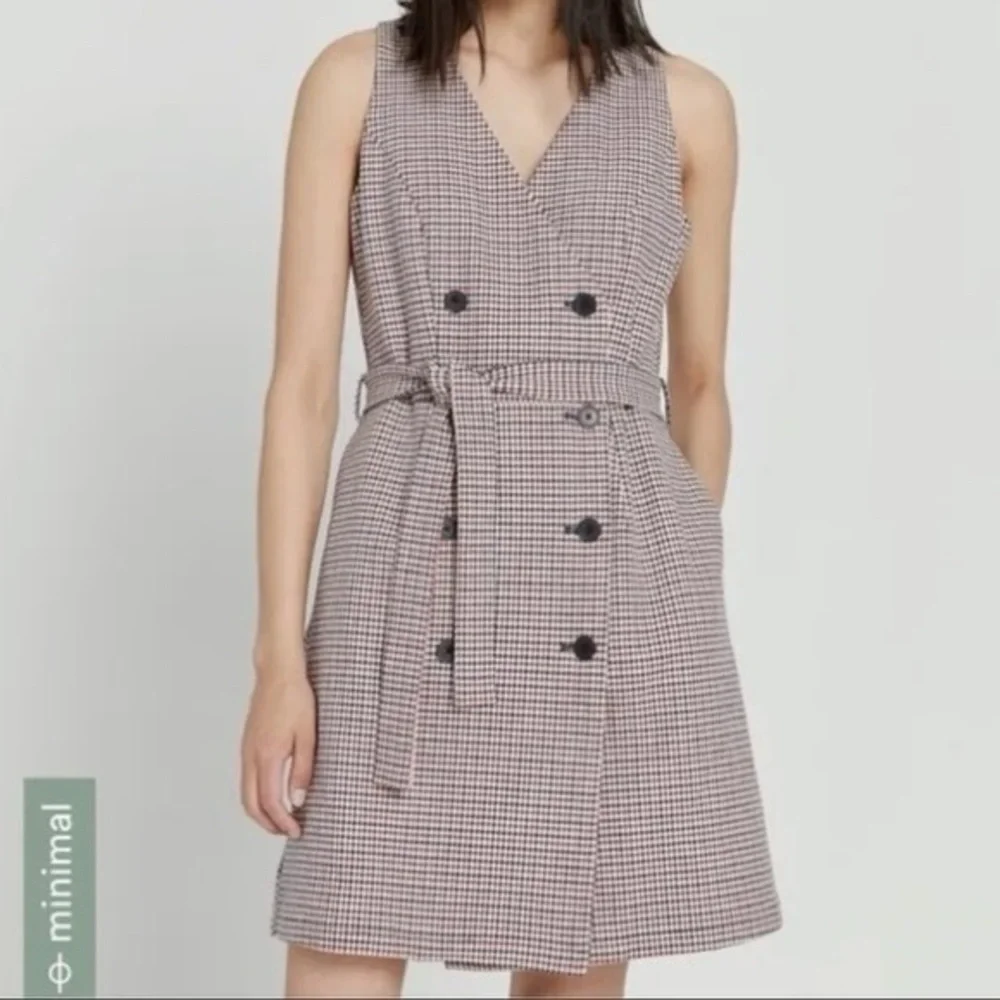 Zara houndstooth herringbone dress XL. NWOT - Picture 8 of 8